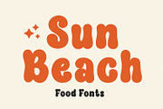 SunBeach - Food Font, a Handwritten Font by Mozatype (Thumbnail 1 of 10)