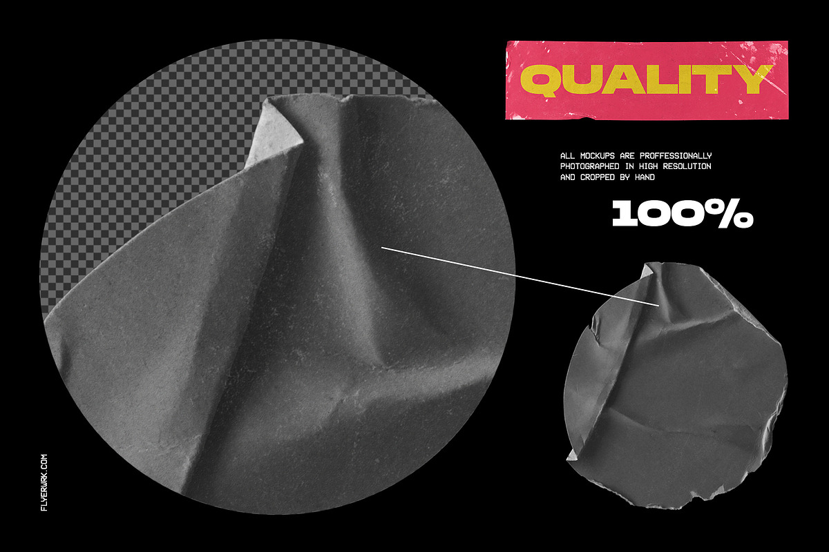 Peeled Paper Stickers, a Product Mockup by FLYERWRK (Photo 5 of 13)