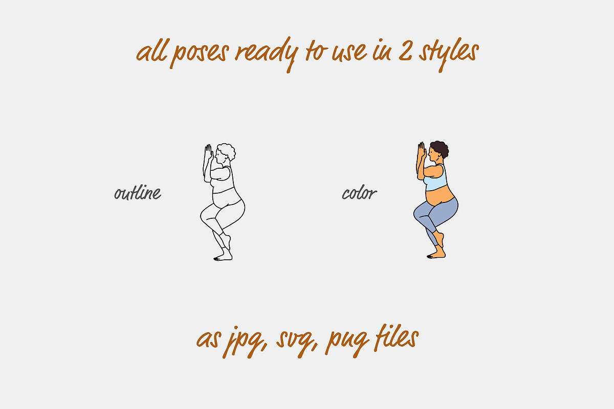 25 Pregnancy Yoga Poses, an Illustration by pkahraman (Photo 3 of 4)