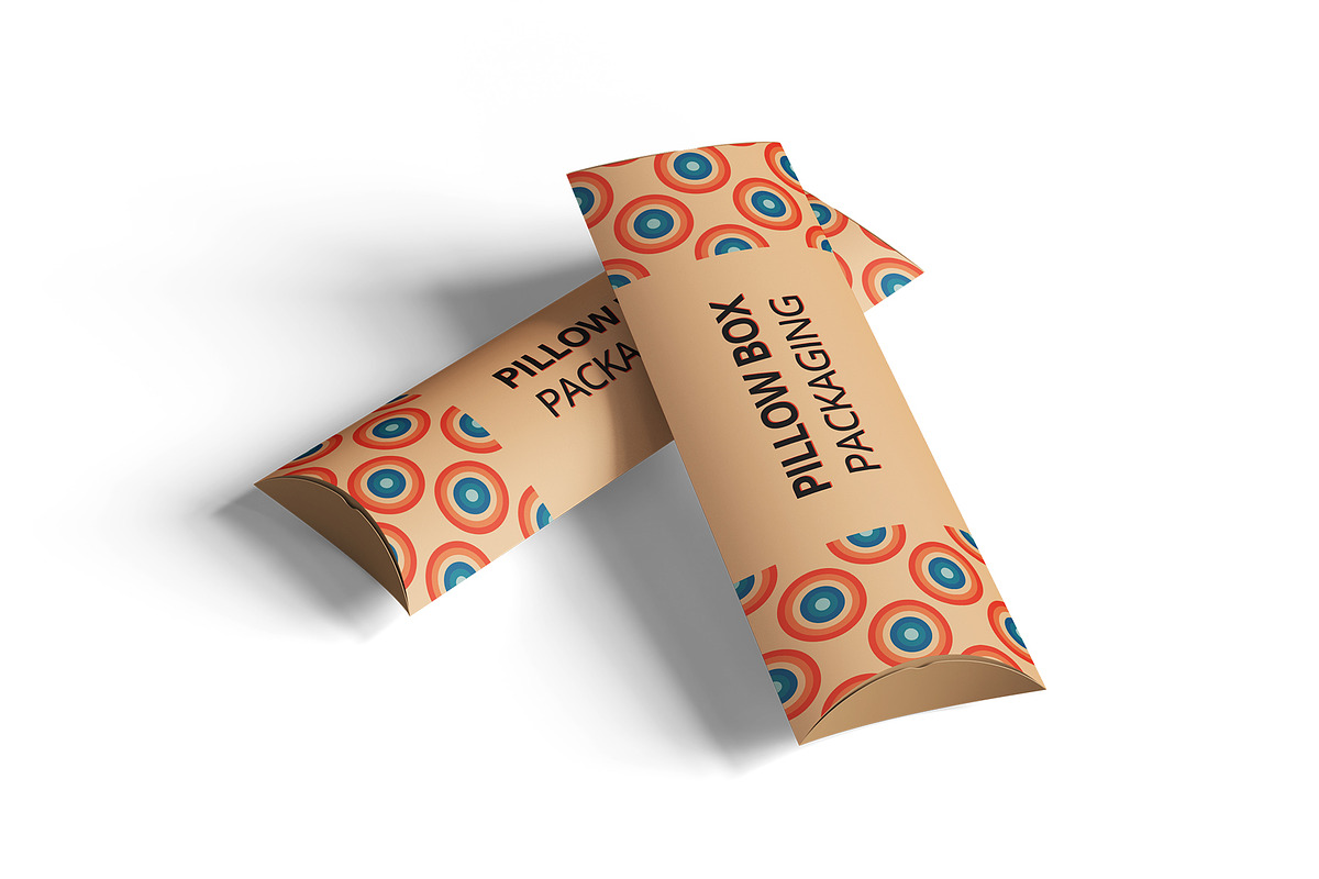 Pillow Box Packaging Mockup, a Packaging Mockup by Designbuys (Photo 4 of 4)