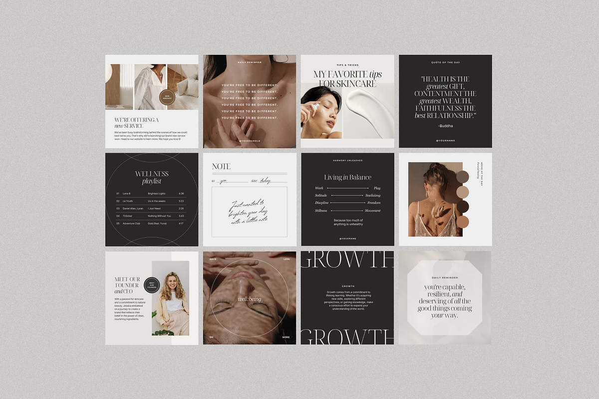Aesthetic Social Templates • Canva, a Social Media Template by BrytnStudio (Photo 4 of 7)