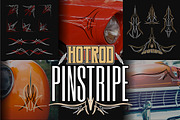 Hotrod Pinstripe Design Element, an Object Graphic by Raftel (Thumbnail 1 of 3)