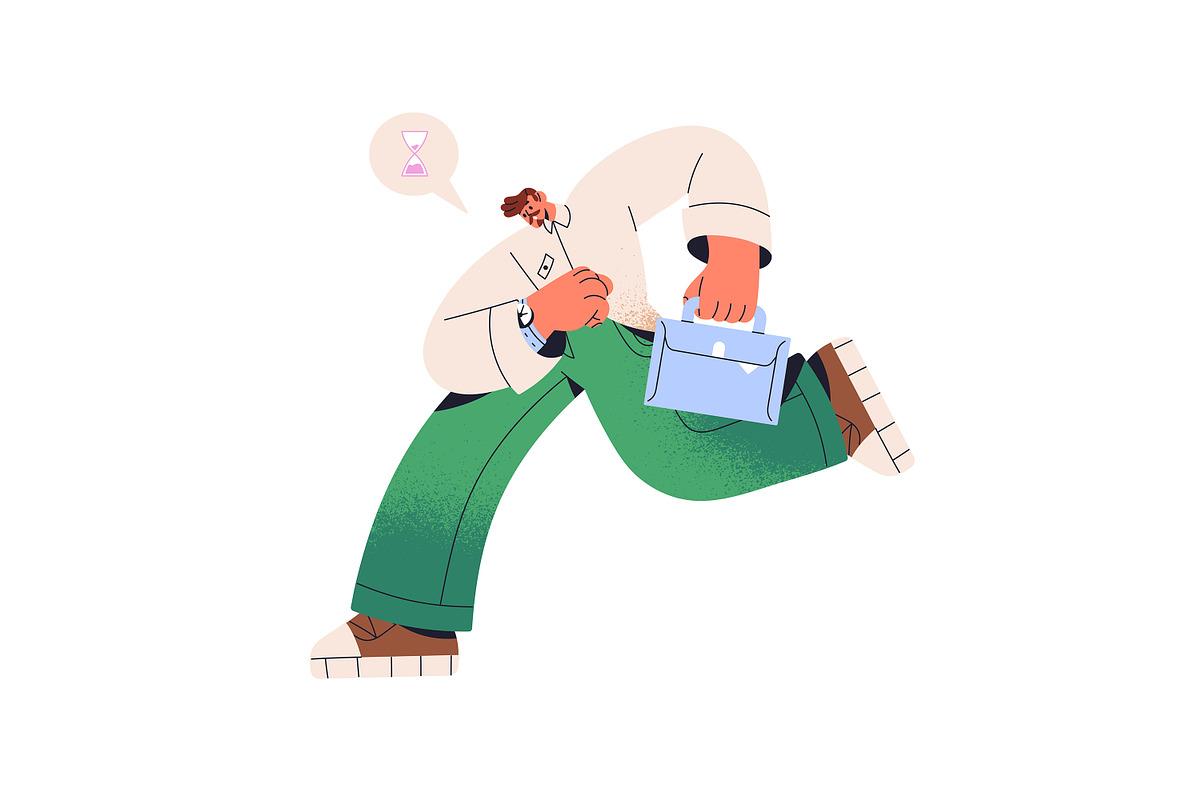 Multitasking, work and life balance, a Person Illustration by PaperTrident (Photo 3 of 9)