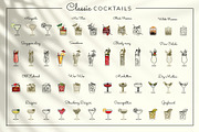 Elegant Bar Cocktail bundle, a Food Illustration by Chakraborty Design (Thumbnail 5 of 13)