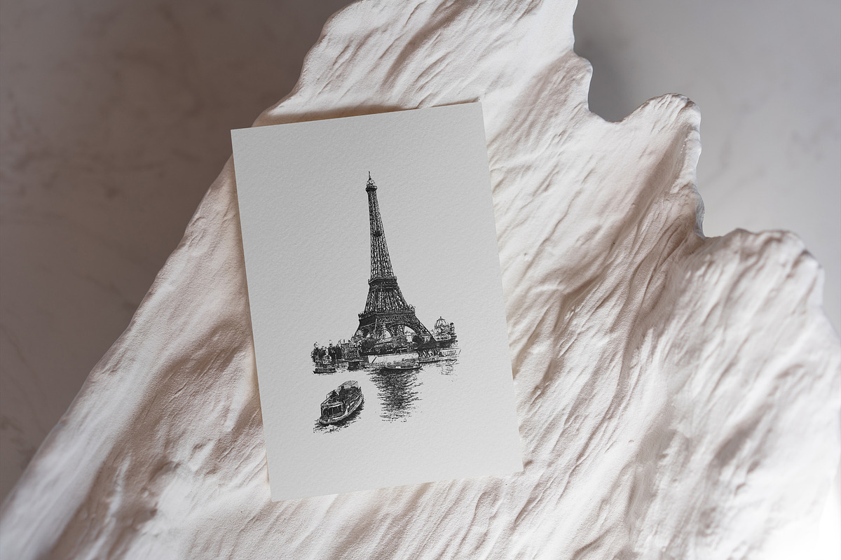 5x7 Card Mockups Natural Light, a Print Template by Dikarte.Store (Photo 6 of 9)