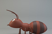 Cartoon Ant, an Animal 3D Model by XYZ Space (Thumbnail 2 of 7)