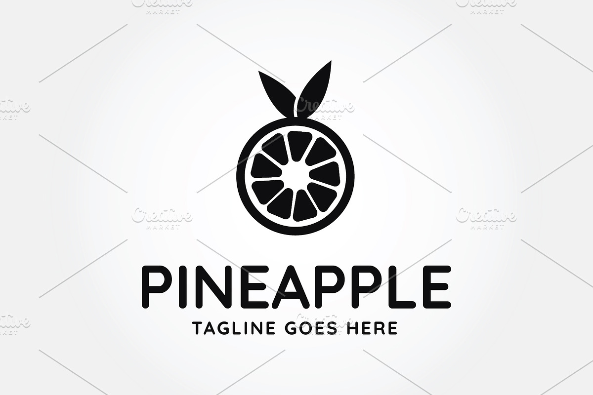 PineApple - Juice Logo Template, a Branding & Logo Template by Creattlle (Photo 3 of 4)