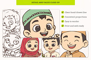 Eid Family Celebration Characters, an Illustration by MEANDSTUDIO (Thumbnail 4 of 5)