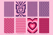 Retro Groovy Backgrounds, a Background Graphic by May Motif (Thumbnail 12 of 20)