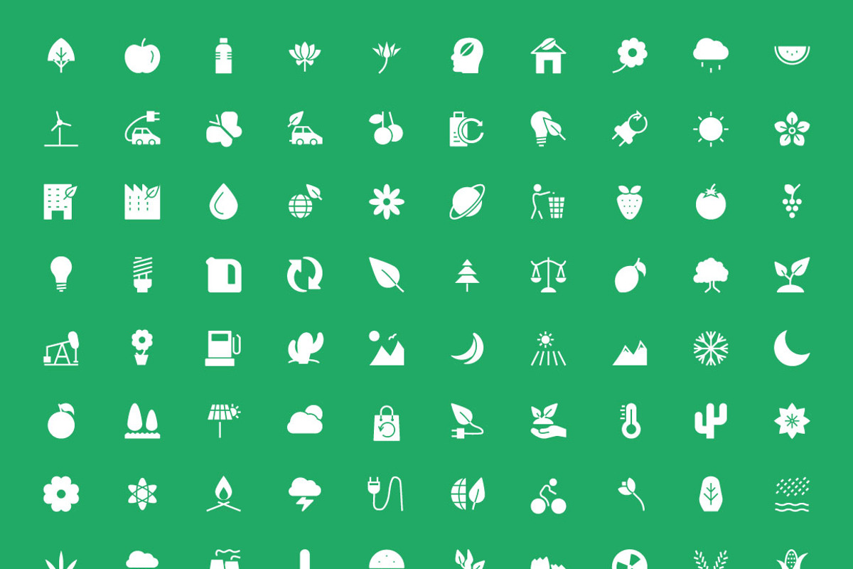 125+ Nature and Ecology Icons, an Outline Icon by Creative Stall (Photo 3 of 4)