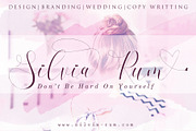 Refillia Calligraphy 'Beauty', a Script Font by Aldedesign (Thumbnail 2 of 16)