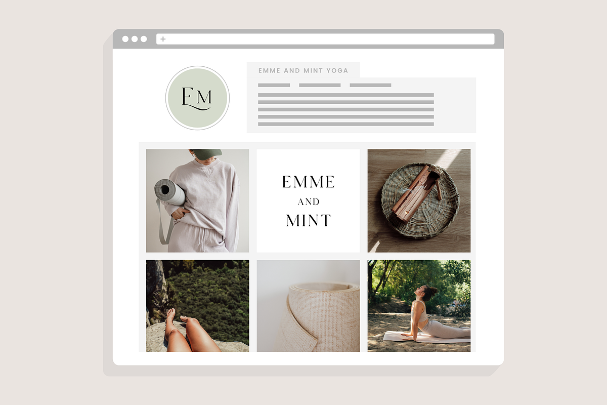 3-in-1 Yoga & Wellness Canva Bundle, a Templates & Theme by Erin Cassidy (Photo 16 of 26)
