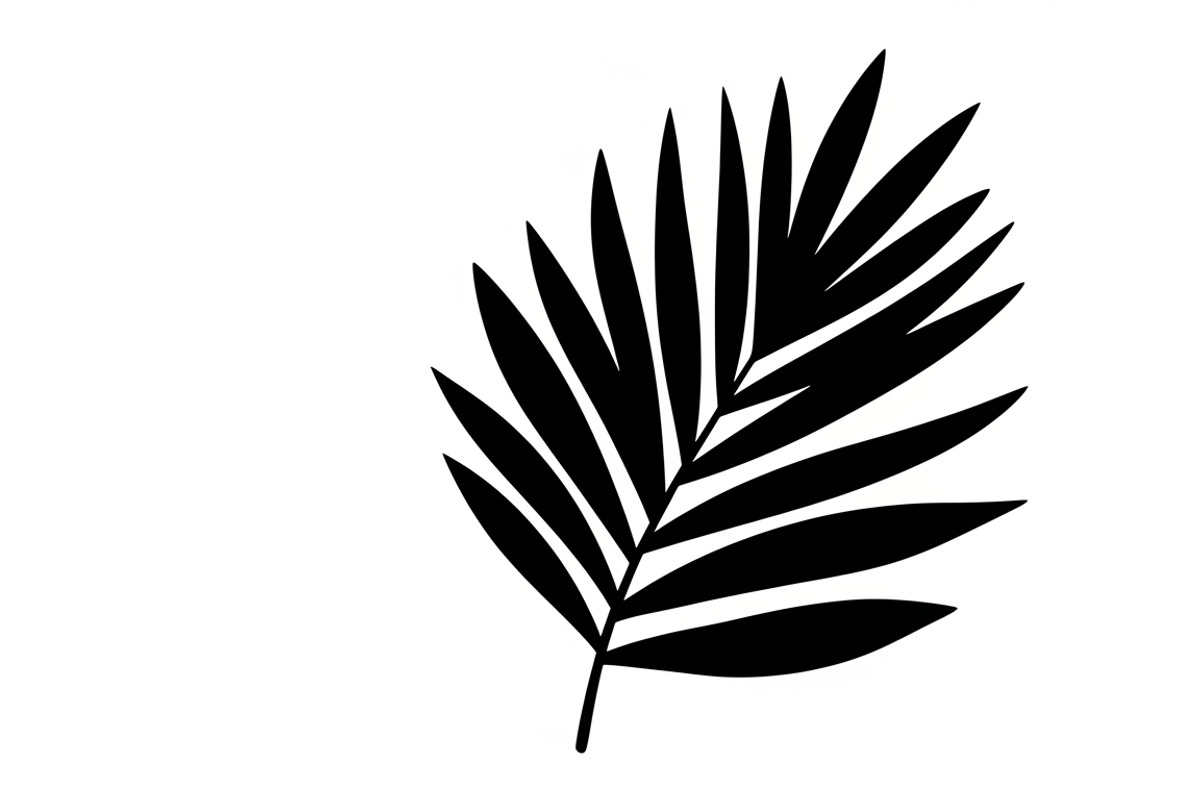 Stylish tropical palm wall decor, an Illustration by Amazin_art (Photo 3 of 33)