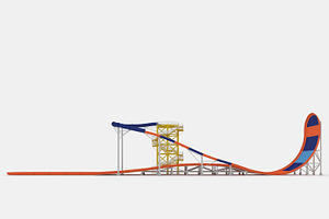 3D Model Waterpark Slide 5