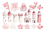 Mermaid- baby collection, an Animal Illustration by Linerisyart (Thumbnail 11 of 12)