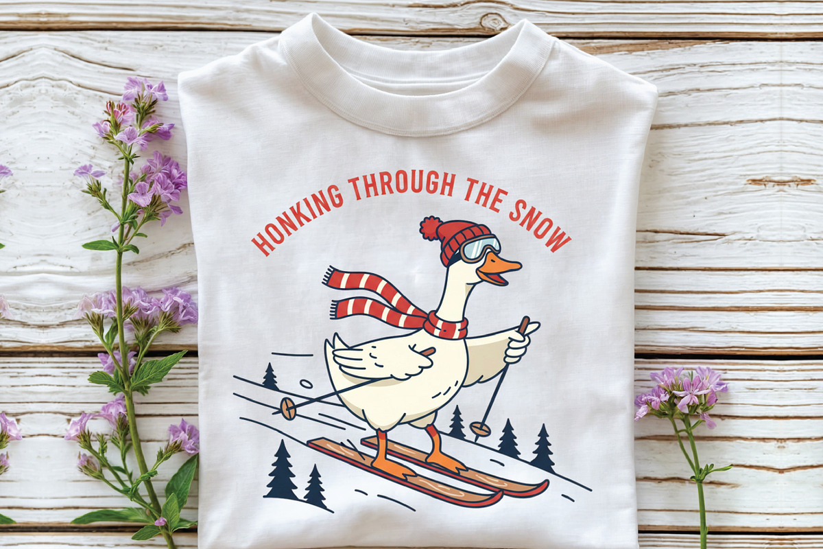 Honking Through the Snow Goose, an Illustration by CraftArtStudio (Photo 2 of 4)