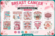 Breast Cancer Awareness Quotes Set, a Healthcare Illustration by Actual Pixel (Thumbnail 1 of 12)