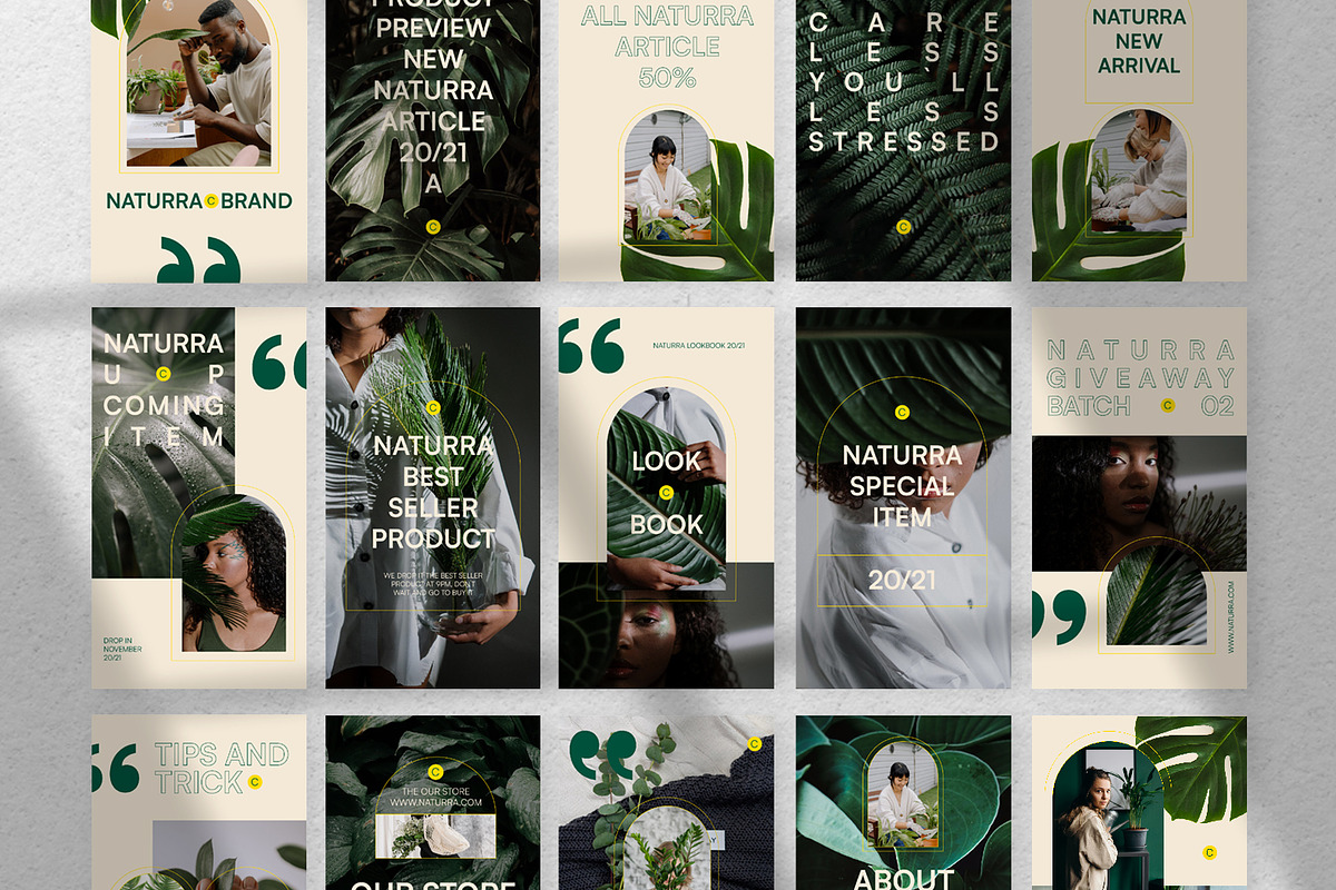 Naturra - Social Media Kit, a Social Media Template by Creative Zeune (Photo 2 of 3)