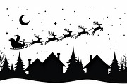 Holiday Village Silhouette Pack, an Illustration by hafijul (Thumbnail 19 of 21)