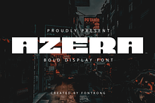 Azera – Bold Display Font