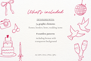 Whimsical Wedding Design Bundle, an Object Graphic by Ollyta May (Thumbnail 2 of 10)