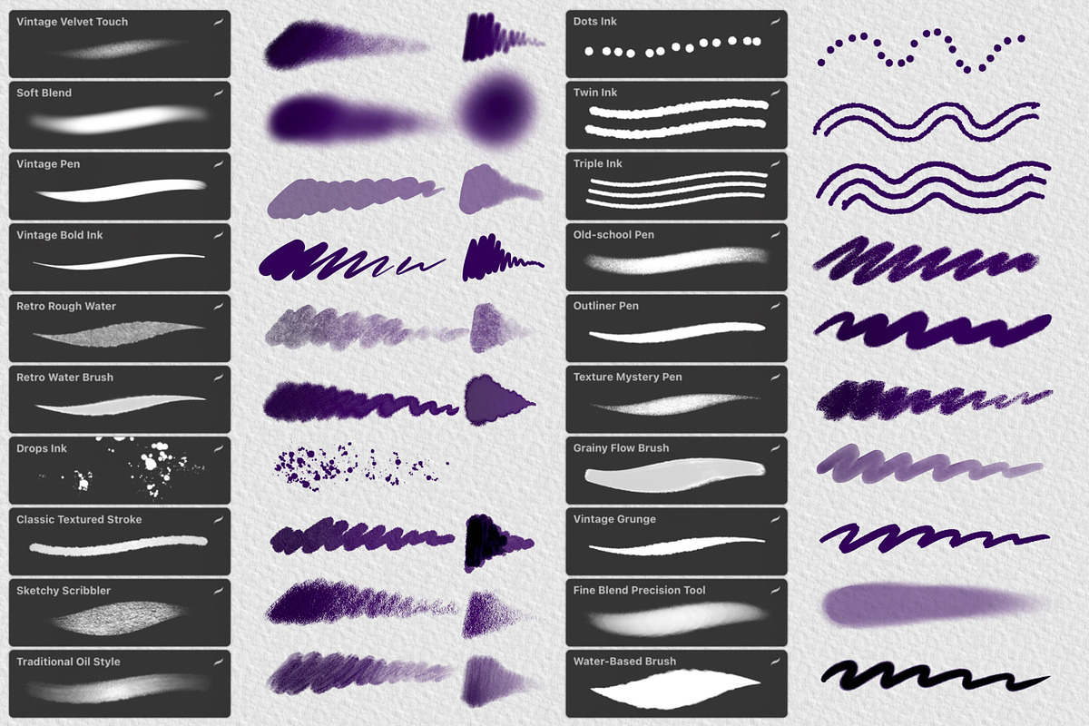 62 Cute Paing Studio For Procreate, a Brush Add-On by Nuclear Brushes (Photo 8 of 8)