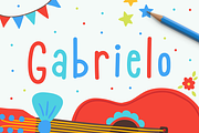 Gabrielo, a Script Font by TypeFairy (Thumbnail 1 of 7)