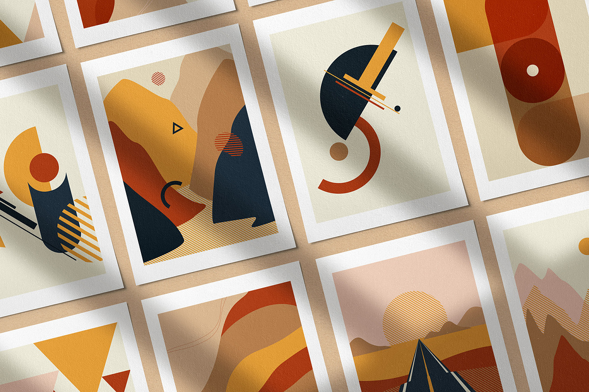 Abstract Modern Geometric Alphabet, a Decorative Illustration by Veris Studio (Photo 14 of 14)