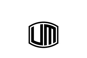 UM Logo Design Vector Template