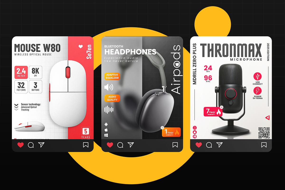 Social Media Templates (Psd+Canva), a Social Media Template by Nina Shaw (Photo 3 of 11)