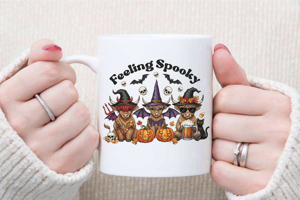Feeling Spooky Png-Witchy Cows & Pum, an Illustration by Sublimation Artist (Photo 4 of 9)
