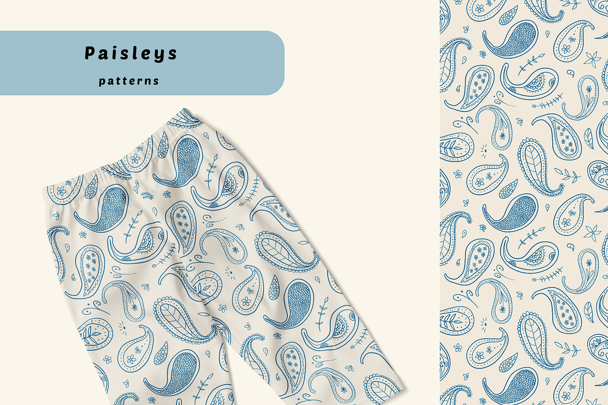 Paisleys, a Pattern Graphic by AnnaEshka (Photo 1 of 2)