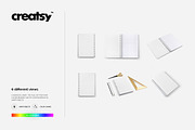 Notebook Mockup Set, a Print Template by creatsy4 (Thumbnail 8 of 9)