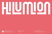 Hilumion - Sans Serif Display Font, a Sans Serif Font by Brainwaves.Studio (Thumbnail 1 of 7)