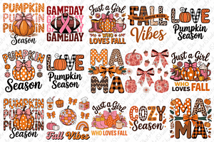 Fall Clipart Sublimation Bundles