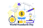 10 World Standards Day Illustration, an Education Illustration by denayunebgt (Thumbnail 4 of 4)