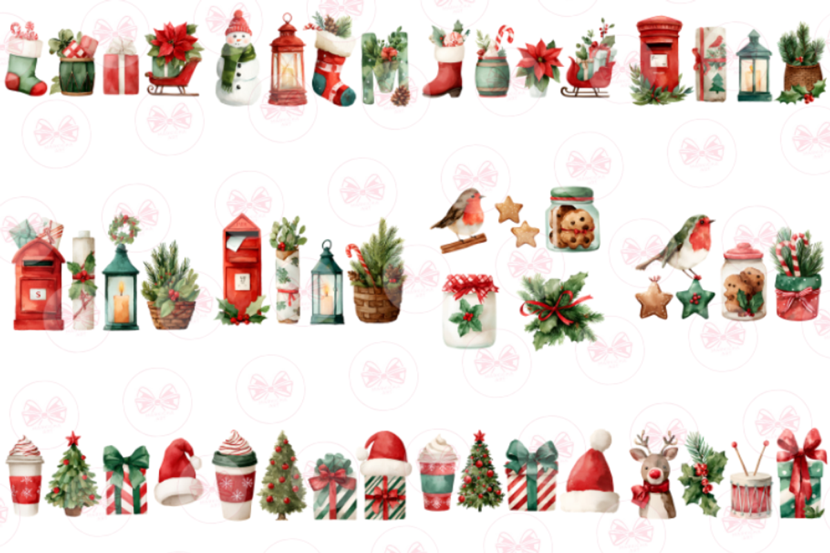 Watercolor Christmas Designs, an Illustration by Markicha Art (Photo 2 of 7)
