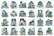 Watercolor Garden Village Clipart Se, an Illustration by Daily.Designs (Thumbnail 5 of 5)