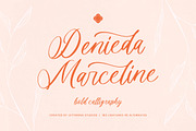 Denieda Marceline Bold Calligraphy, a Script Font by Letterena Studios Script (Thumbnail 1 of 15)