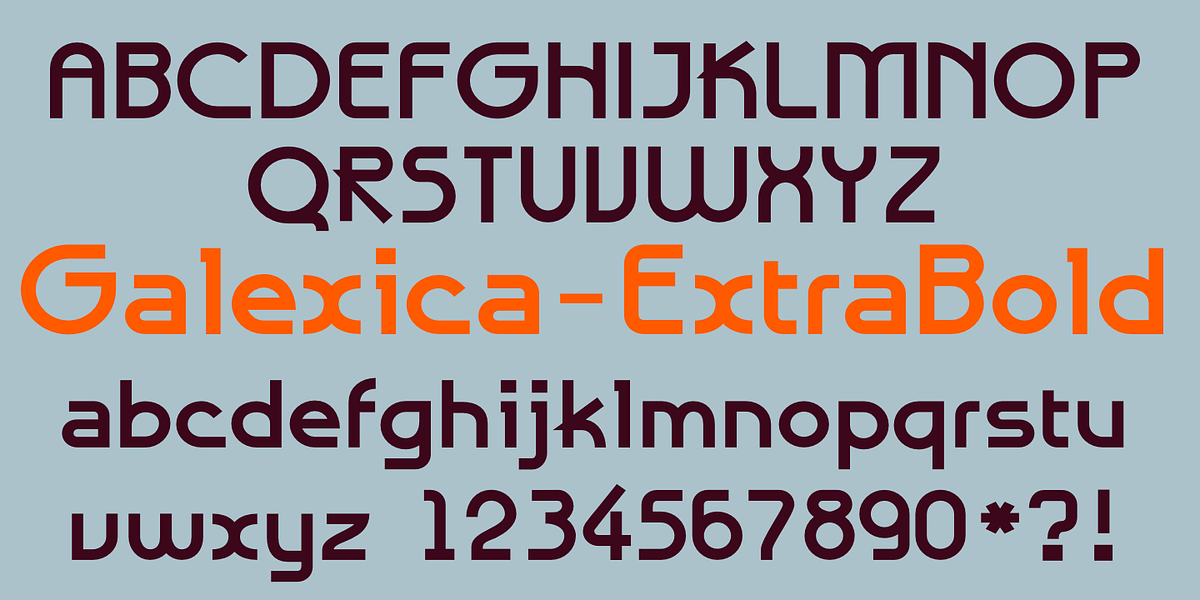 Galexica, a Sans Serif Font by Ingrimayne Type (Photo 7 of 9)