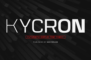 Kycron - Futuristic Sans Font Family