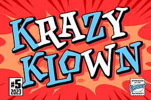 Krazy Klown - lively pen serif font