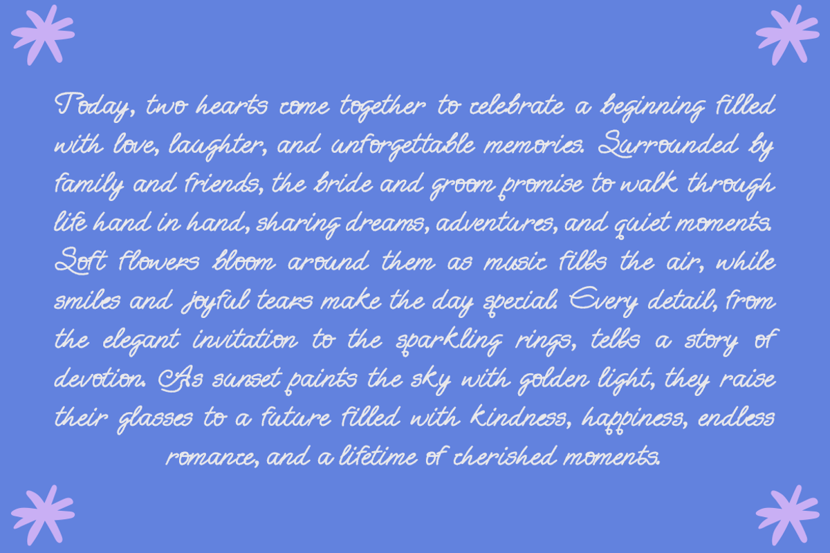 Expressive Handwritten Font, a Handwritten Font by Simetrica Labs (Photo 8 of 8)