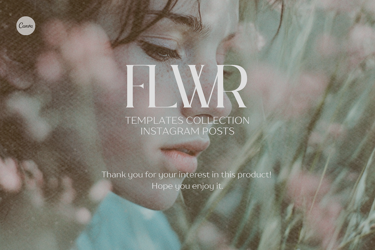 FLWR | IG Post Templates Canva, a Social Media Template by Eon.design (Photo 10 of 10)