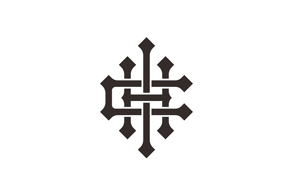 Monogram Initial Letter CH HC Logo preview 2