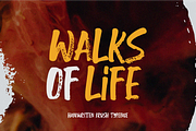Walks Of Life | Brush Typeface, a Font by Epiclinez (Thumbnail 1 of 5)
