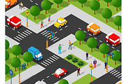 Isometric people lifestyle, a Person Illustration by AlexZeL (Thumbnail 1 of 3)