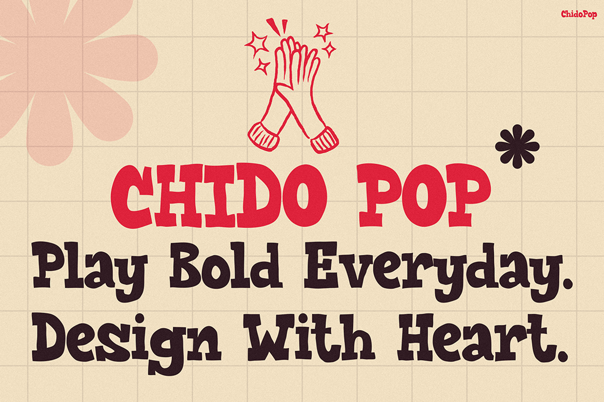 Chido Pop, a Sans Serif Font by Pinisi ART (Photo 4 of 10)