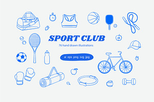 Sport Club, a Sport Illustration by Sweet Corner