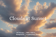 Clouds at Sunset, a Background Graphic by MarkSupply (Thumbnail 1 of 4)